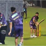 Shah Rukh Khan and son AbRam join KKR star Rinku Singh for a fun cricket session | Hindi Movie News