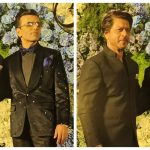 Shah Rukh Khan graces Anand Pandit's daughter's wedding reception after greeting and wishing fans on Eid from his balcony - See photos |