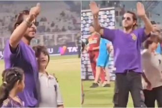 Shah Rukh Khan takes a victory lap with AbRam for KKR's win, shares heartfelt moments with Shreyas Iyer and LSG skipper KL Rahul | Hindi Movie News