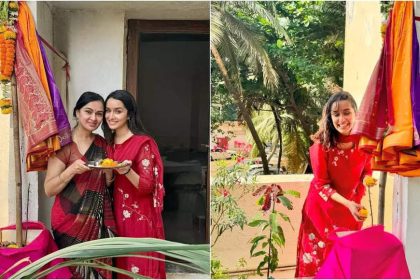 Shraddha Kapoor celebrates Gudi Padwa with family, check out pics | Hindi Movie News