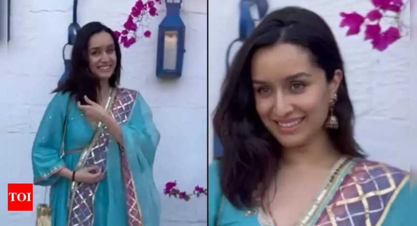 Shraddha Kapoor indulges in fun banter with paparazzi as she gets clicked in the city on Eid | Hindi Movie News