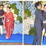 Shreyas Talpade reunites with 'Golmaal' co-star Tusshar Kapoor at Anand Pandit's daughter's wedding reception - See photos |