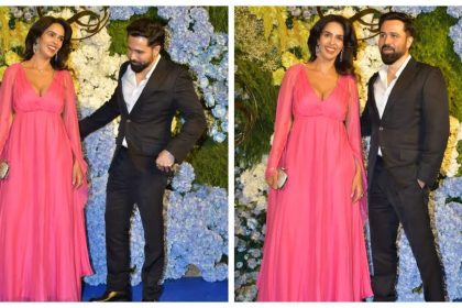 Sizzling 'Murder' duo Emraan Hashmi and Mallika Sherawat chat candidly, strike a pose for the paparazzi together at Anand Pandit's daughter's wedding reception - See photos |