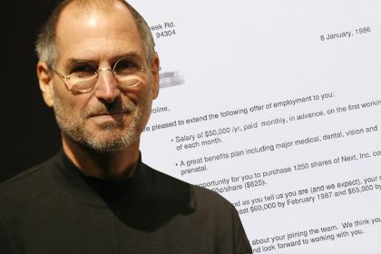 Steve Jobs' Signed Offer Of Employment From 1986 On Sale For $95K