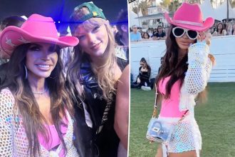 Taylor Swift and 'RHONJ' star Teresa Giudice pose together at Coachella