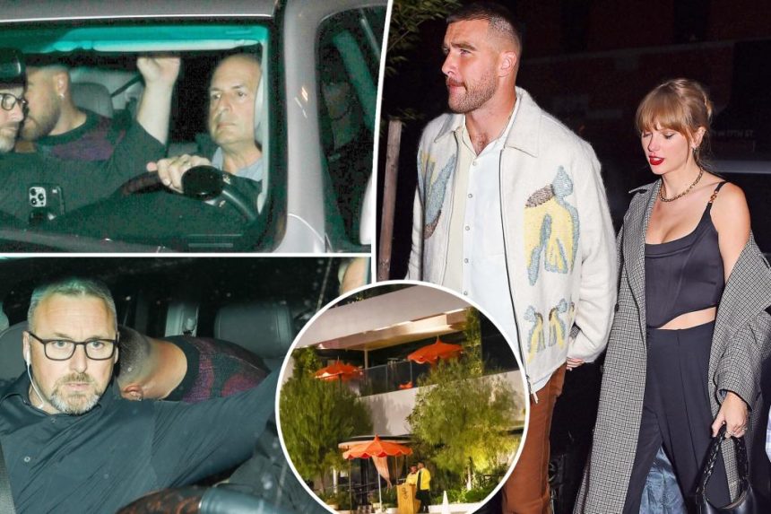 Taylor Swift and Travis Kelce attempt to go incognito for date night in LA