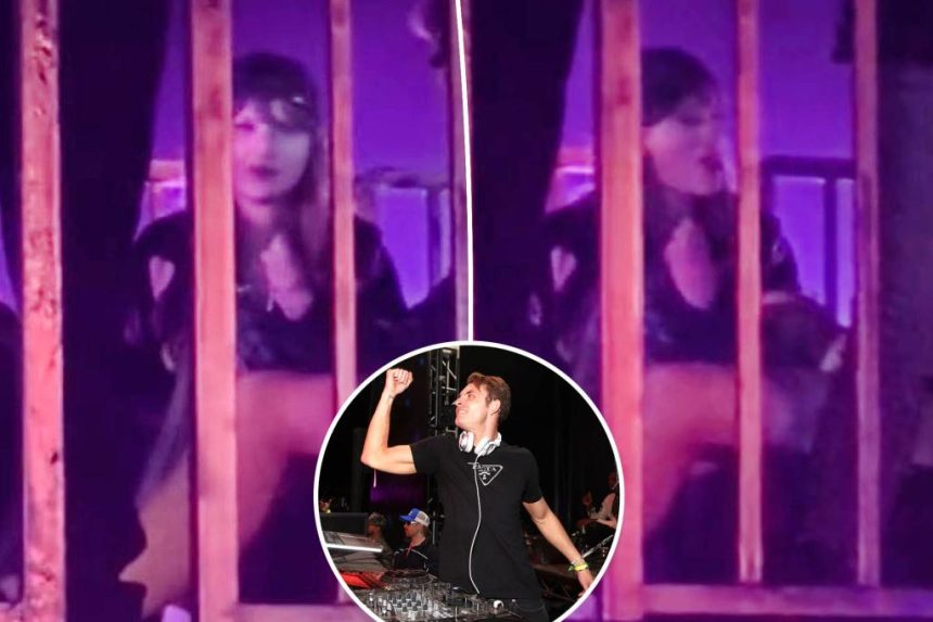 Taylor Swift reacts to James Kennedy's 'Cruel Summer' remix at Coachella: video