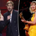 Taylor Swift reacts to Ryan Gosling, Emily Blunt's 'All Too Well' cover on 'SNL'