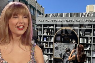 Taylor Swift's Fans Form Long Lines For 'Poets' Pop-Up Ahead of New Album