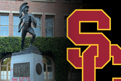 Tommy Trojan USC Statue Vandalized by Pro-Palestinian Demonstrators