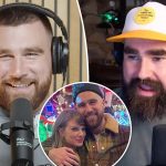 Travis Kelce dances to Taylor Swift song at 'New Heights' live show with Jason