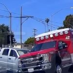 Truck Slams Into Ambulance Carrying Patients, Wild Video Shows