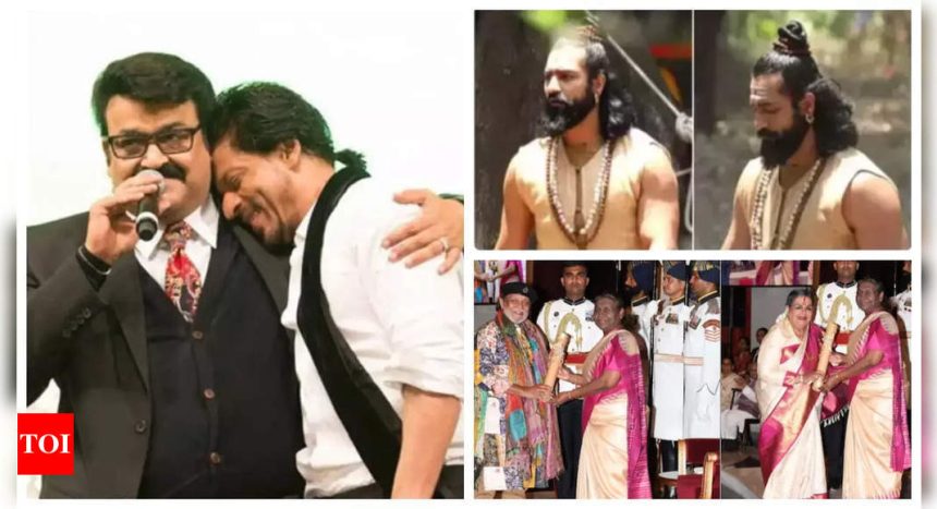 Vicky Kaushal's first look as Chhatrapati Sambhaji Maharaj, Shah Rukh Khan reacts to Mohanlal grooving to 'Zinda Banda', Usha Uthup -Mithun Chakraborty receive Padma Bhushan awards: TOP 5 entertainment news of the day |