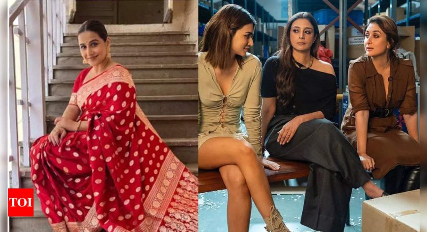 Vidya Balan hails Kareena Kapoor Khan, Tabu, Kriti Sanon's Crew for busting the myth of 'macho blockbuster success' | Hindi Movie News