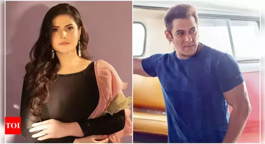 Zareen Khan opens up about working with Salman Khan |