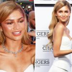 Zendaya rocks long blond hair at ‘Challengers’ premiere in Paris