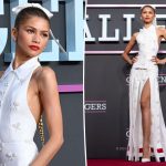 Zendaya wears Wimbledon-inspired Thom Browne tennis look at London 'Challengers' premiere