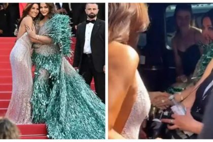 Aishwarya Rai Bachchan and Eva Longoria scream in joy as they reunite at Cannes; See pics | Hindi Movie News