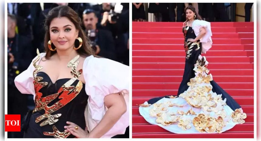 Aishwarya Rai Bachchan defends her black and golden look on day 1 of Cannes 2024: 'For me, it was just magical' |