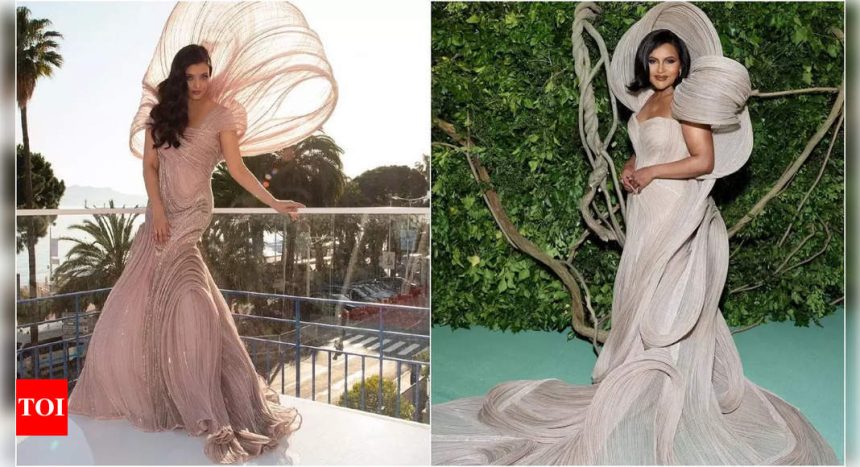 Aishwarya Rai: Fact Check: Did Mindy Kaling copy Aishwarya Rai Bachchan's Cannes 2022 for her Met Gala appearance? Here's the truth! |