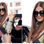 Aishwarya Rai looks chic and elegant in a multi-coloured coat and shades at Cannes 2024 - See photos |