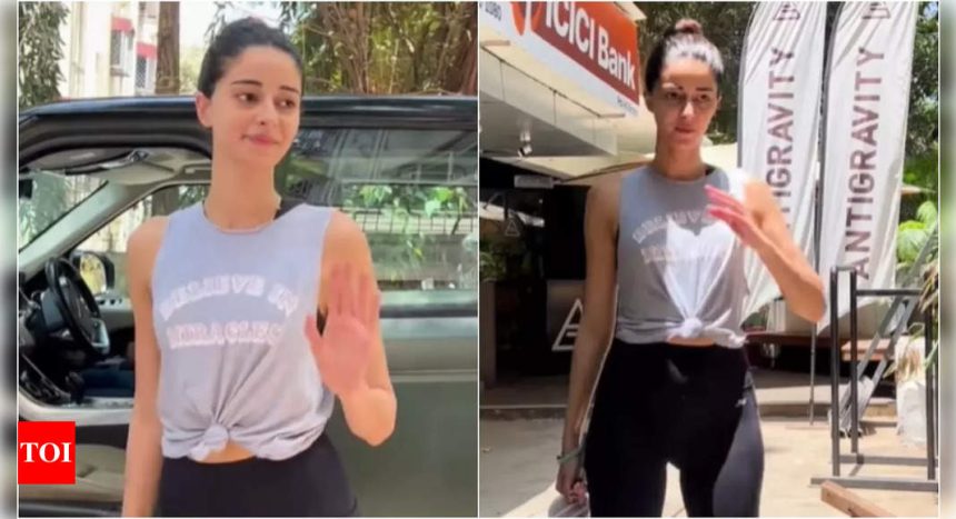 Ananya Panday stays tight-lipped amid rumors of a split with Aditya Roy Kapur | Hindi Movie News