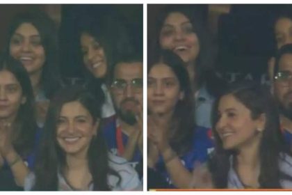 Anushka Sharma makes FIRST public appearance after son Akaay's birth as she cheers for Virat Kohli in Bengaluru stadium- See photos |