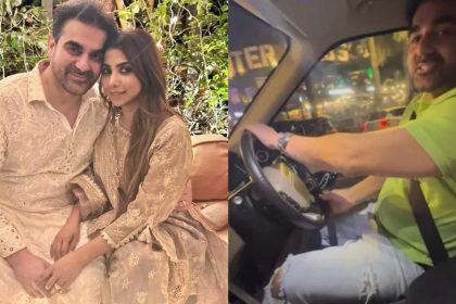 Arbaaz Khan is smitten by his Sshura Khan as he sings for her on a romantic late night drive - WATCH video | Hindi Movie News