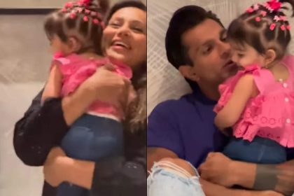 Bipasha Basu and Karan Singh Grover share a cute playtime video with their munchkin Devi - WATCH | Hindi Movie News