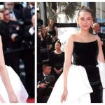 Cannes 2024: Aditi Rao Hydari makes heads turn in a stunning black-white gown; walks red carpet with Katherine Langford and Aja Naomi King - See photos |