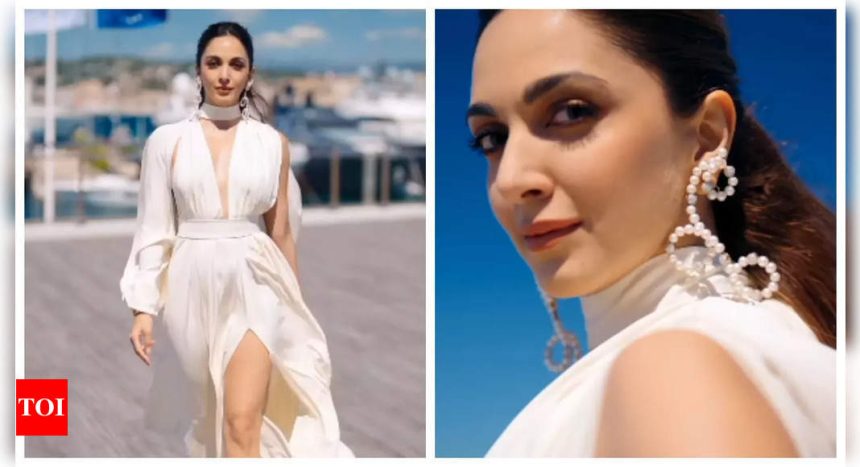 Cannes 2024: Fans call Kiara Advani 'Goddess' as she makes a stunning style statement in ivory | Hindi Movie News