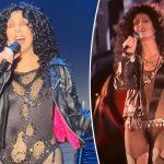 Cher performs 'If I Could Turn Back Time' at amfAR Cannes Gala in bodysuit inspired by her 1989 video