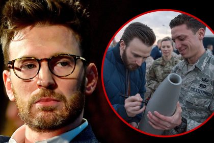 Chris Evans Clarifies Misconception He Signed Israeli Bomb, Pic From 2016