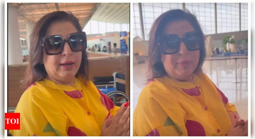 Farah Khan takes a hilarious dig at paid porter service at airport: 'Yeh buggy aa jayega jitna charge kar rahe ho' |