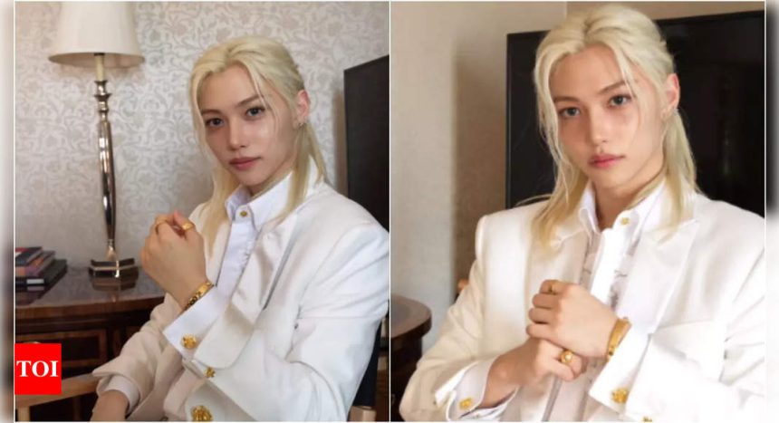 Felix from Stray Kids trends as the 'Blonde Boy' following 2024 Met Gala | K-pop Movie News