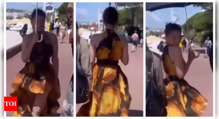 'Heeramandi' star Aditi Rao Hydari shows off her viral 'Gaja Gamini' walk at the Cannes 2024 - WATCH video |