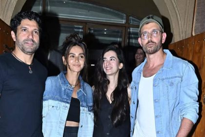 Hrithik Roshan-Saba Azad and Farhan Akhtar-Shibani Dandekar go on a double date together; fans remember 'Zindagi Na Milegi Dobara' - See photos | Hindi Movie News