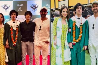 Hrithik Roshan Son: Hrithik Roshan and Sussanne Khan attend son Hrehaan's graduation ceremony |