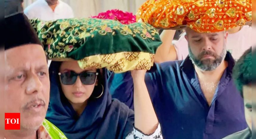 Huma Qureshi offers prayers at Ajmer Sharif Dargah amidst the ‘Jolly LLB 3’ shoot with Akshay Kumar