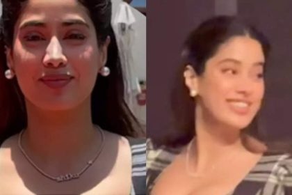 Jahnvi Kapoor's pendant with boyfriend's name steals the show at a recent event | Hindi Movie News