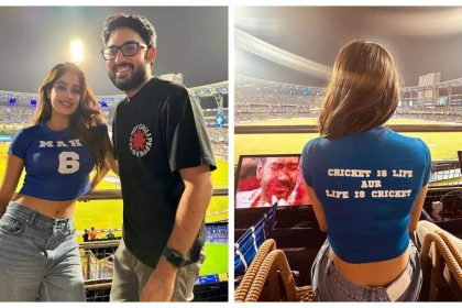 Janhvi Kapoor SCORCHES up social media with her sporty 'Mr and Mrs Mahi' avatar at cricket match - Pics |