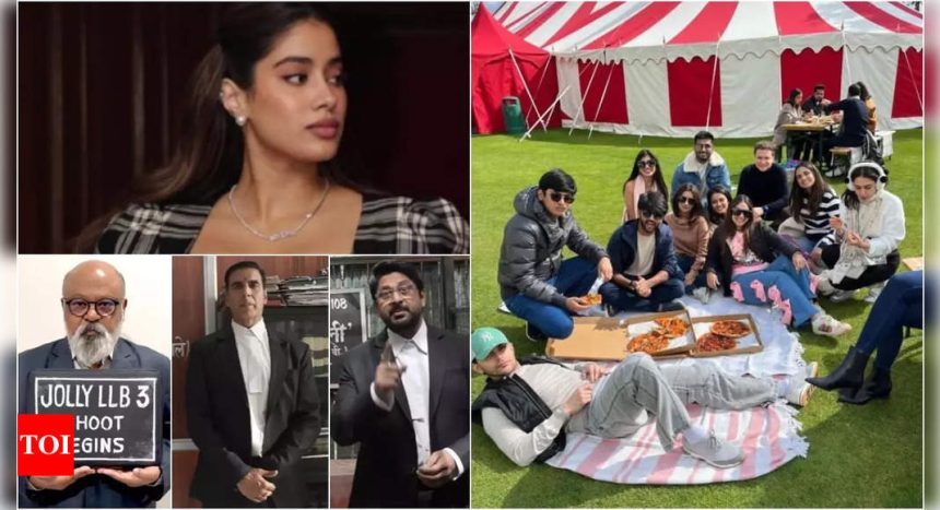 Janhvi Kapoor to rent out her childhood home; Akshay Kumar starts shooting for 'Jolly LLB 3', Sara Ali Khan and Veer Pahariya's photo goes VIRAL: TOP 5 entertainment news of the day | Hindi Movie News