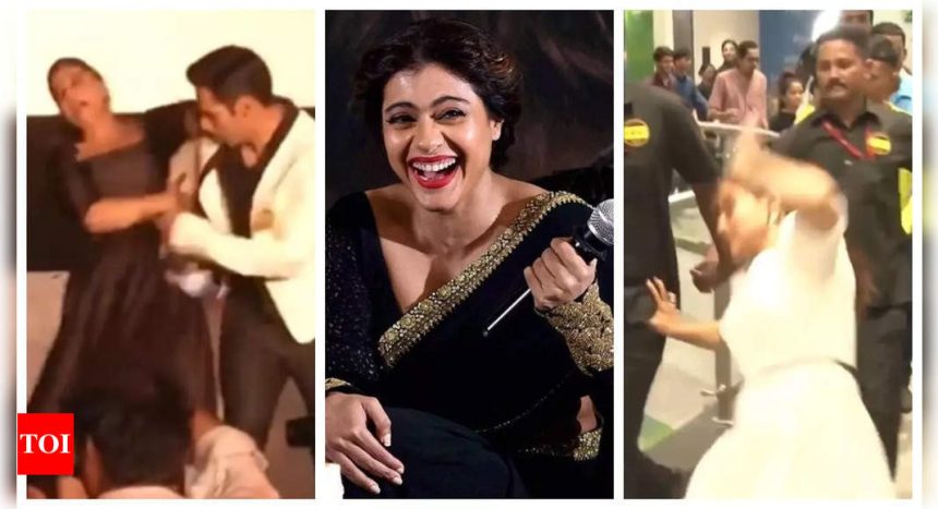 Kajol shares hilarious video of her epic falls over the years on World Laughter Day: 'Let’s just take a chill pill...' - WATCH |