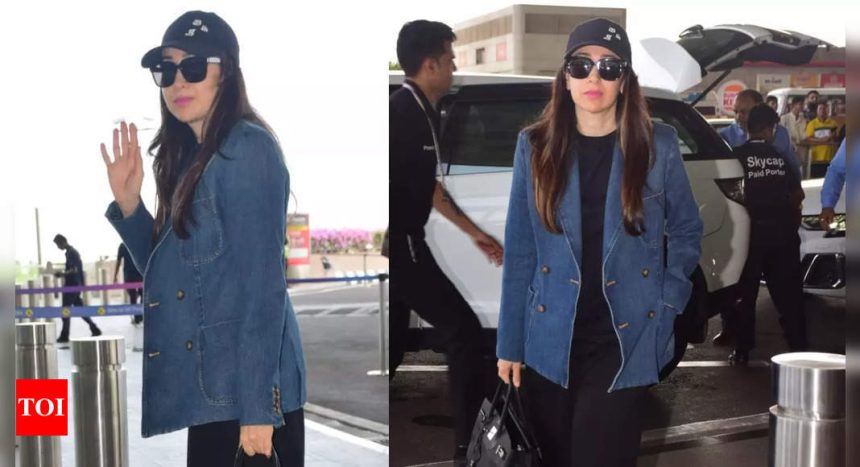 Karisma Kapoor's Airport Look Highlights 90s Stars' Fashion Sense |