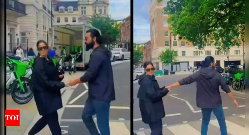 Katrina Kaif Pregnancy Rumours: Amid pregnancy rumours, Katrina Kaif stops Vicky Kaushal while walking on a London street, as she realises they are being recorded, video goes viral |