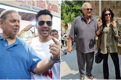 Lok Sabha Elections: Varun Dhawan, David Dhawan, Boney Kapoor, Khushi Kapoor and fulfill their civic duty | Hindi Movie News