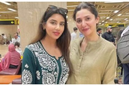 Mahira Khan meets her lookalike at the airport; fans say, 'The crossover we did not expect' - See photo |