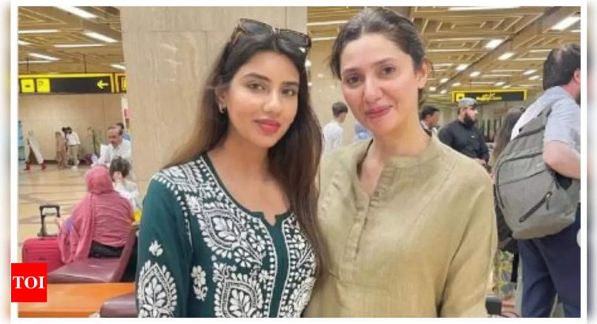 Mahira Khan meets her lookalike at the airport; fans say, 'The crossover we did not expect' - See photo |