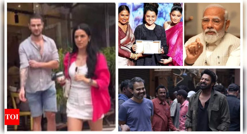 PM Modi congratulates Payal Kapadia on Cannes win, Natasa Stankovic spotted with Aleksander Alex Ilic, Makers react to rumours of Prabhas and Prithviraj starrer 'Salaar 2' getting shelved: Top 5 entertainment news of the day |