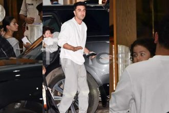 Ranbir Kapoor, Alia Bhatt, Raha Kapoor jet off to Italy for Anant Ambani, Radhika Merchant's pre-wedding celebrations - PICS inside | Hindi Movie News